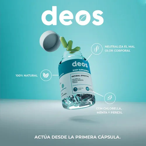 DEOS - Cápsulas Desodorantes Naturales